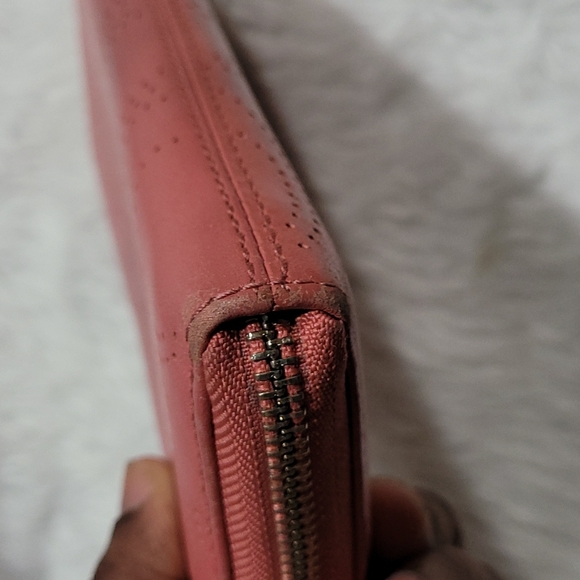 Coach Long Zip Around Wallet In Signature Canvas - Picture 6 of 16